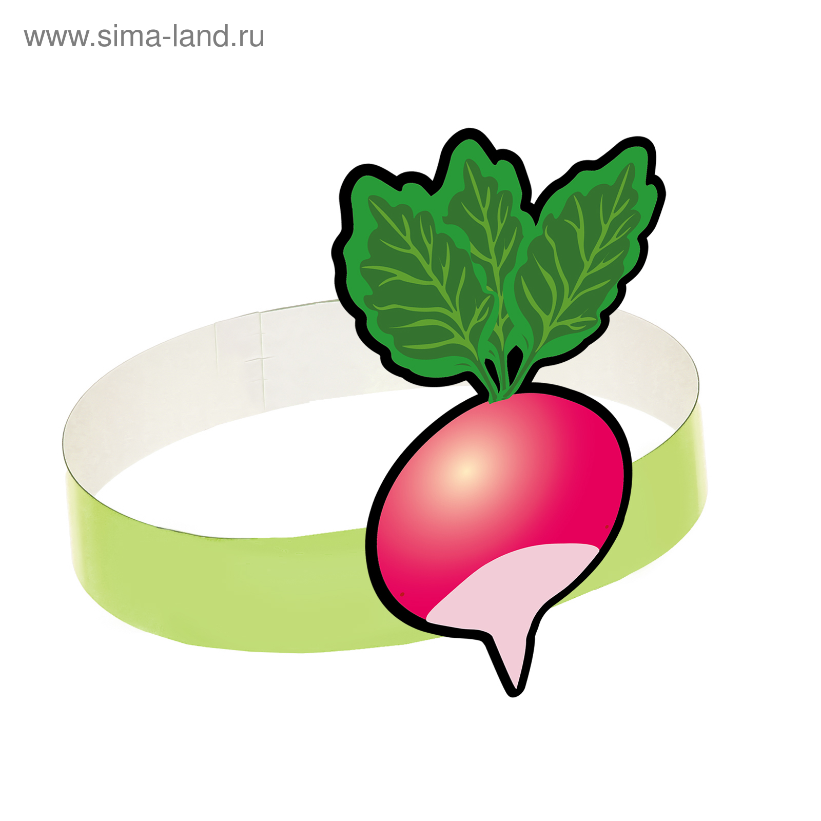 Маска-ободок "Свекла", картон (4833644) - Купить по цене от 12.80 руб. Интернет