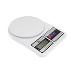 Весы кухонные Luazon LVK-704, электронные, до 7 кг, белые - фото 8224144
