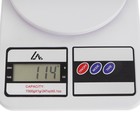 Весы кухонные Luazon LVK-704, электронные, до 7 кг, белые - фото 4537248