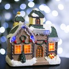 Фигурка светящаяся "Новогодний домик" - Фото 1