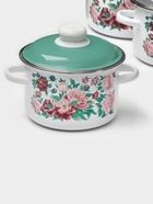 Набор эмалированных кастрюль «Армель», 3 шт.: 2 л, 3 л, 4 л, индукция, белый, зелёный - Фото 2