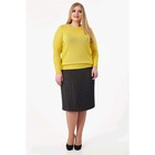 Джемпер женский Wisell, размер 62, цвет жёлтый - Фото 3