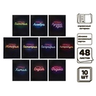 Набор предметных тетрадей Calligrata «Неон», 10 предметов, 48 листов, со справочным материалом, обложка из мелованного картона - Фото 3