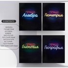 Набор предметных тетрадей Calligrata «Неон», 10 предметов, 48 листов, со справочным материалом, обложка из мелованного картона - Фото 24