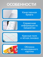 Набор предметных тетрадей Calligrata «Фото», 10 предметов, 48 листов, со справочным материалом, обложка из мелованного картона - Фото 5