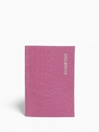 Обложка для паспорта, натуральная кожа, тиснение фольгой, сиреневая - Фото 1