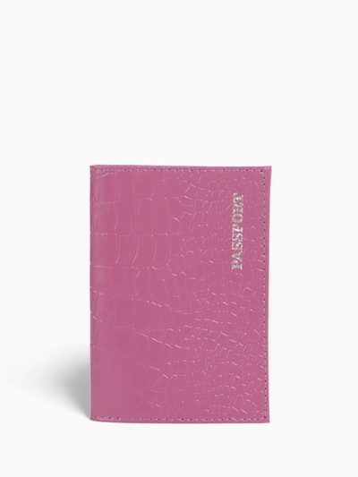 Обложка для паспорта, цвет сиренево-лиловый