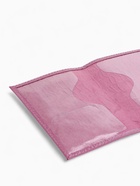 Обложка для паспорта, натуральная кожа, тиснение фольгой, сиреневая - Фото 6