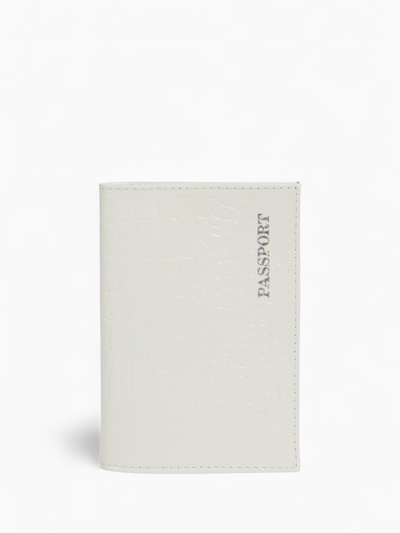 Обложка для паспорта, цвет белый