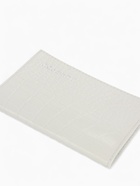 Обложка для паспорта, тиснение фольгой, натуральная кожа, крокодил, белый - Фото 2