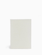 Обложка для паспорта, тиснение фольгой, натуральная кожа, крокодил, белый - Фото 8