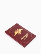 Обложка для военного билета, цвет бордовый - фото 809270959