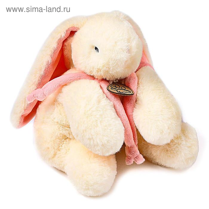 Мягкая игрушка «Кролик», 30 см, цвета МИКС белый/розовый, молочный/розовый - Фото 1