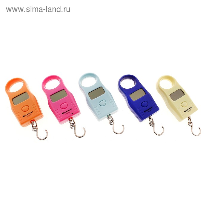 Весы электронные безмен до 15 кг. Constant 14192-168E, микс - Фото 1