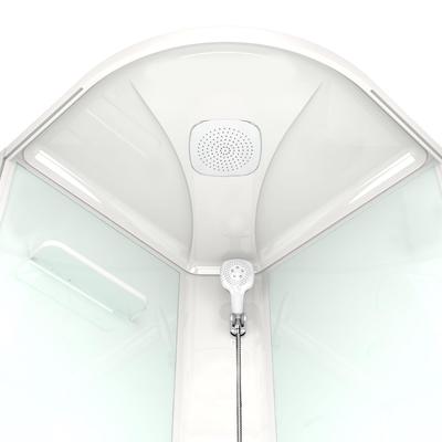 Душевая кабина DOMANI-Spa Delight Slim 99, поддон 45 см, белые стенки, 90×90 см, матовая