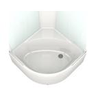 Душевая кабина DOMANI-Spa Delight Slim 99, поддон 45 см, белые стенки, 90×90 см, матовая - Фото 3
