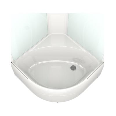 Душевая кабина DOMANI-Spa Delight Slim 99, поддон 45 см, белые стенки, 90×90 см, матовая
