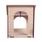 Kopмушка для птиц «Домик малый», 15 × 21 × 17 см - Фото 2