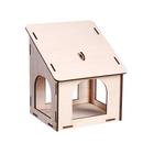 Kopмушка для птиц «Домик малый», 15 × 21 × 17 см - Фото 3