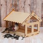 Kopмушка для птиц «Домик», 21 × 18 × 21 см - Фото 3