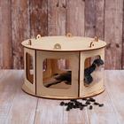 Kopмушка для птиц «Беседка», 20 × 20 × 12 см - Фото 3