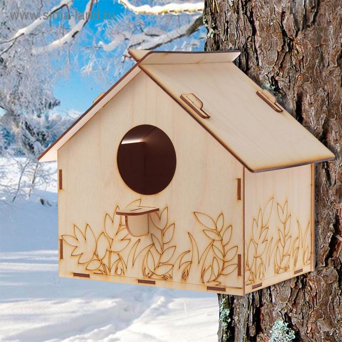 Скворечник, 22 × 19,5 × 22 см - Фото 1