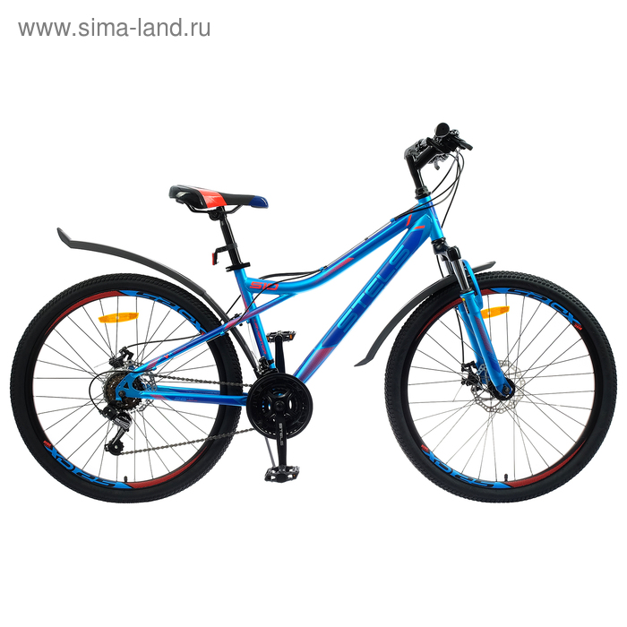 Велосипед 26" Stels Navigator-510 MD, V030, цвет синий/красный, размер 16" - Фото 1