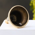 Колокольчик Валдайский "Позвонок №5", полированный, с короткой ручкой, d=53 мм - Фото 3