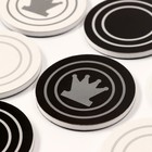 Фигуры для демонстрационных шашек, 34 шт., d=5.5 см, толщина 4 мм - Фото 3