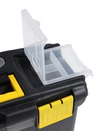 УЦЕНКА Ящик для инструмента ТУНДРА, два органайзера, отсек для бит, 320×175×160 мм 4965446