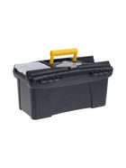 УЦЕНКА Ящик для инструмента ТУНДРА, два органайзера, отсек для бит, 320 х 175 х 160 мм - Фото 2