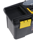УЦЕНКА Ящик для инструмента ТУНДРА, два органайзера, отсек для бит, 320 х 175 х 160 мм - Фото 6