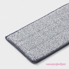 Насадка для швабры Доляна, на липучке, микрофибра, 32×12.5 см - Фото 2