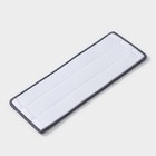 Насадка для швабры Доляна, на липучке, микрофибра, 32×12.5 см - Фото 4