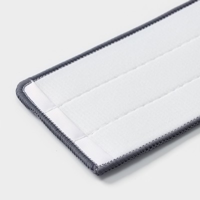 Насадка для швабры Доляна, на липучке, микрофибра, 32×12.5 см