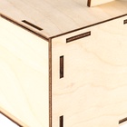 Деревянный скворечник - кормушка для птиц, закрытая - Фото 7