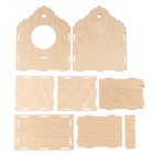 Деревянный скворечник - кормушка для птиц, закрытая - Фото 8