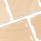 Деревянный скворечник - кормушка для птиц, закрытая - Фото 9