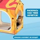 Деревянный скворечник - кормушка для птиц, открытая - Фото 5