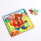 Пазл «Маша и медведь», 9 деталей - Фото 3