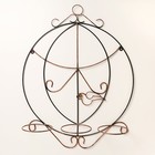 Подставка настенная "Клетка" большая на 3 цветка - Фото 1