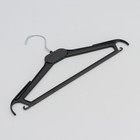 Вешалка-плечики для одежды детская, размер 32-34, цвет чёрный - Фото 3