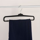Вешалка для брюк с поролоном, 41×16,5 см, цвет чёрный - Фото 2