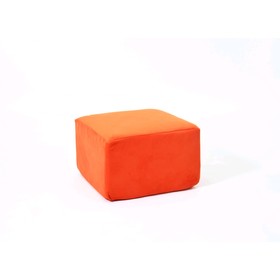 Пуф-модуль «Тетрис», размер 50 × 50 см, оранжевый, велюр