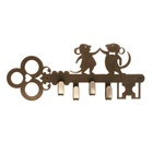 Вешалка 4-х местная «Мышата», цвет бронза - Фото 3