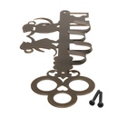 Вешалка 4-х местная «Мышата», цвет бронза - Фото 5