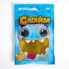 Слайм СТЕКЛО с эффектом переливающегося золота, 100 г в дой-паке - Фото 1