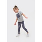 Футболка для девочки KAFTAN: Kitten, размер 34 (122-128 см), серая - фото 119526672