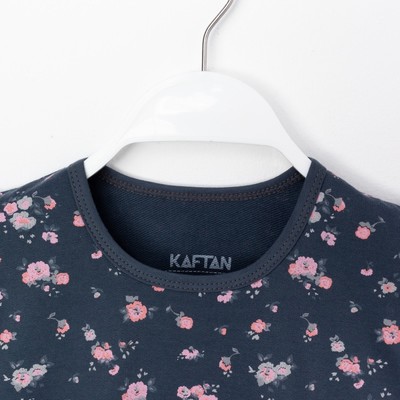 Платье для девочки KAFTAN Kitten, размер 30 (98-104 см), тёмно-серое