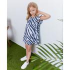 Платье для девочки KAFTAN "Safari" р.32 (110-116), чёрный/белый - Фото 3
